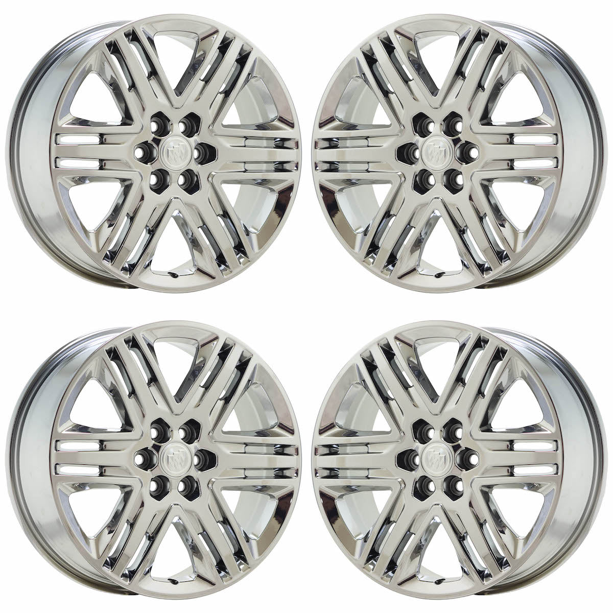 20" Buick Enclave Bright Chrome wheels rims Factory OEM GM set 5953 EXCHANGE