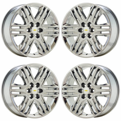 20" Chevy Traverse Bright Chrome wheels rims Factory OEM GM set 5953 EXCHANGE