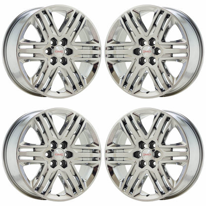 20" GMC Acadia Bright Chrome wheels rims Factory OEM GM set 5953 EXCHANGE