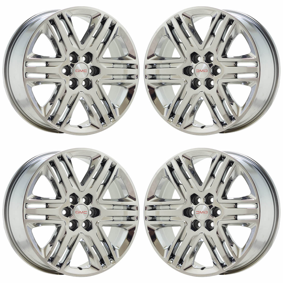 20" GMC Acadia Bright Chrome wheels rims Factory OEM GM set 5953