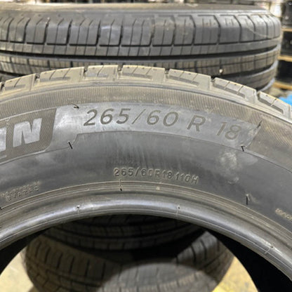2656018 265/60R18 - 110H Michelin Primacy LTX tires set 8.8/32