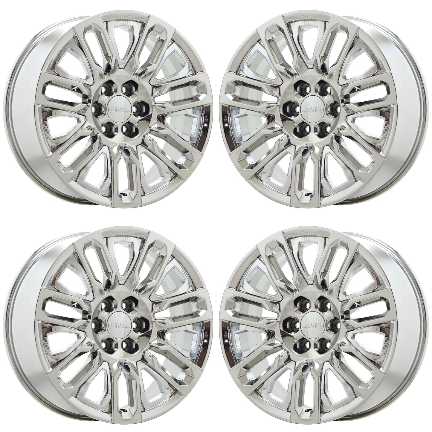 22" GMC Sierra 1500 Yukon Bright Chrome wheels rims Factory OEM 95486 EXCHANGE