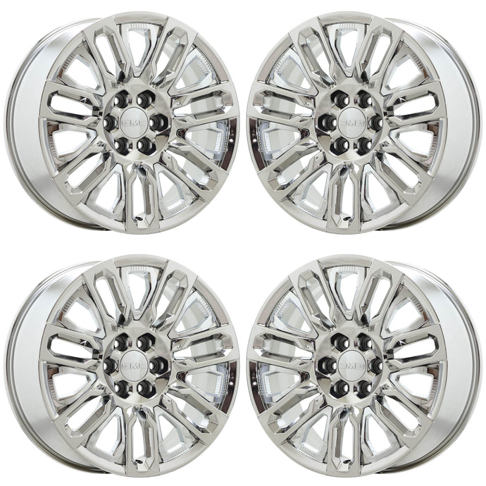 GMC Premium Factory OEM Wheels Rims Stock Replacement Chrome Black ...