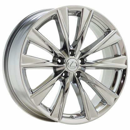 21" Lexus RX350 RX500h Bright Chrome wheels rims Factory OEM set 74421 EXCHANGE