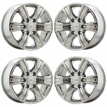 17" Ford Ranger Truck Bright Chrome wheels rims Factory OEM set 10228 EXCHANGE