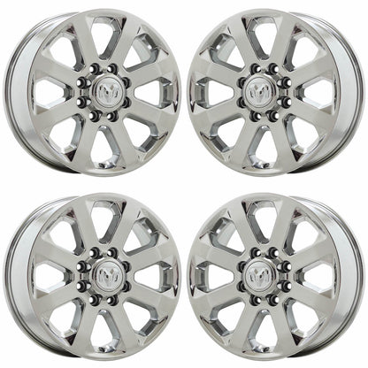 20" Dodge Ram 2500-3500 Truck Bright Chrome wheels rims Factory OEM set 2697