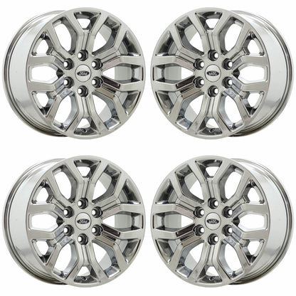 18" Ford F150 Truck Bright Chrome wheels rims Factory OEM set 4 10342