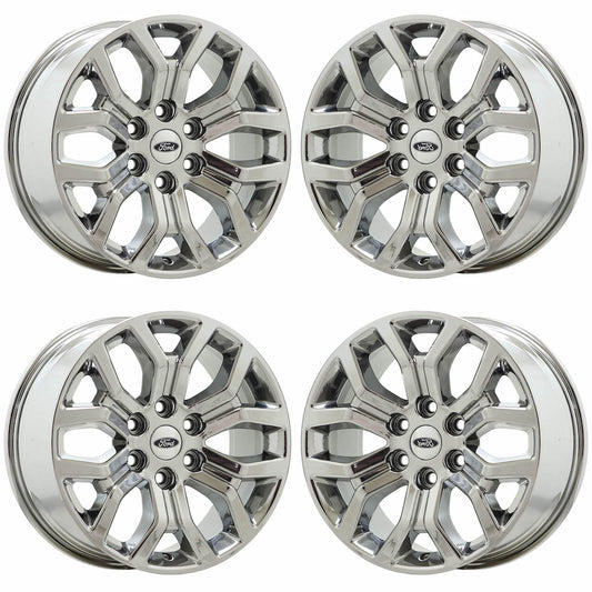 18" Ford F150 Truck Bright Chrome wheels rims Factory OEM set 4 10342