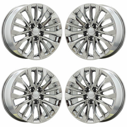 18" Cadillac XT4 Bright Chrome wheels rims Factory OEM set gz088 EXCHANGE