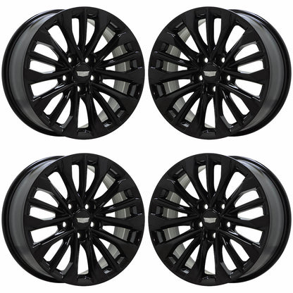 18" Cadillac XT4 Gloss Black wheels rims Factory OEM set gz088 EXCHANGE