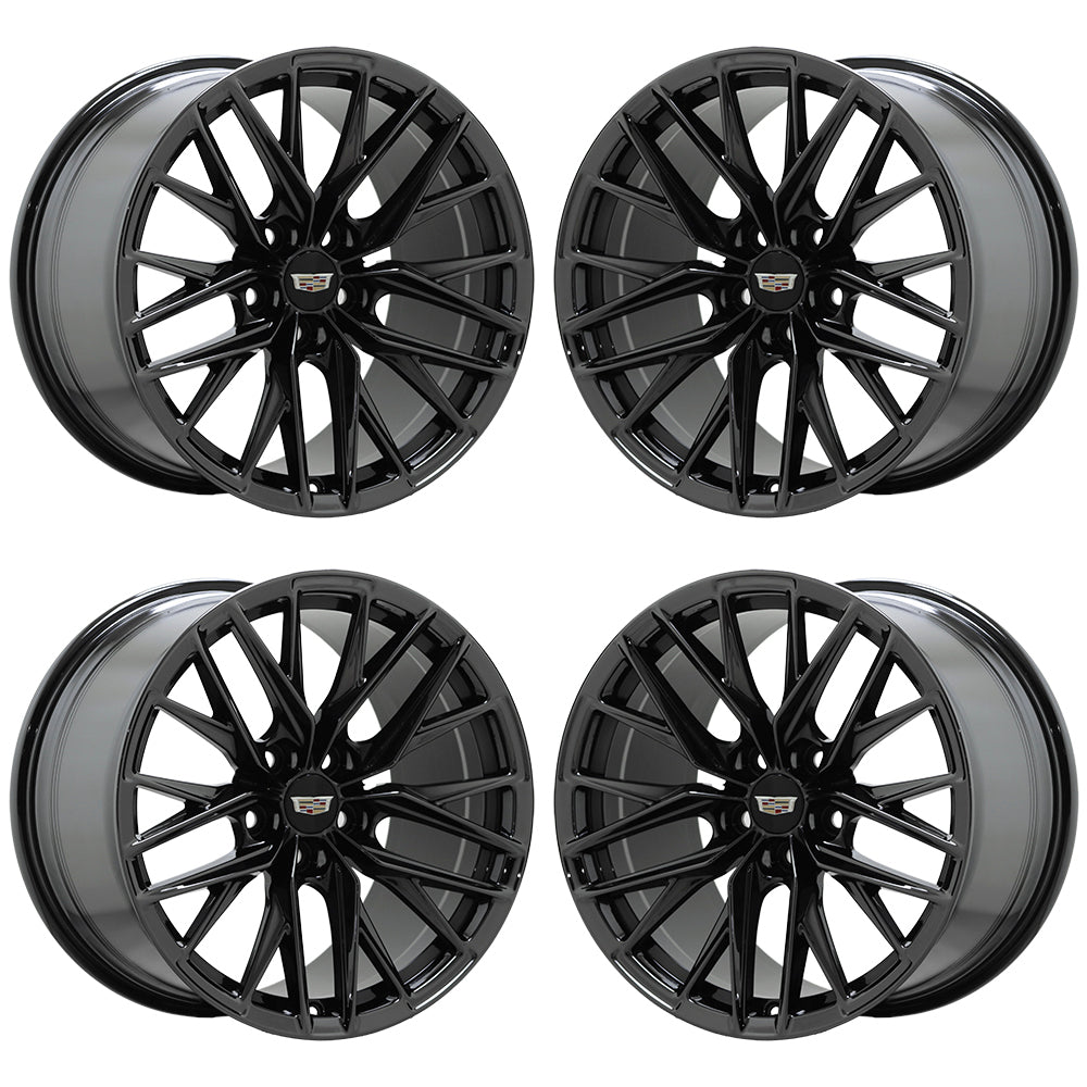 19" Cadillac CT5-V Black Chrome wheels rims Factory OEM 6956 6960 EXCHANGE