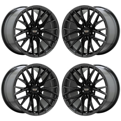 19" Cadillac CT5-V Black Chrome wheels rims Factory OEM 6956 6960 EXCHANGE