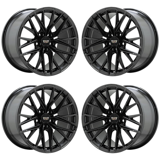 19" Cadillac CT5-V Black Chrome wheels rims Factory OEM 6956 6960 EXCHANGE