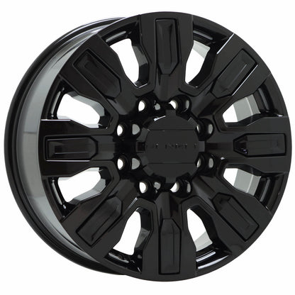 20" GMC Sierra 2500 3500 Gloss Black wheels rims Factory OEM set 0459 EXCHANGE
