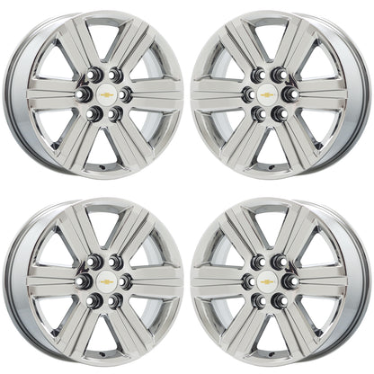 18" Chevrolet Traverse Chrome wheels rims Factory 2013-2017 set 5572 EXCHANGE