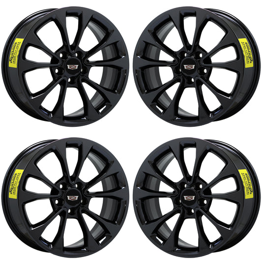 18" Cadillac ATS Coupe Gloss Black wheels rims Factory OEM 4731 4734 EXCHANGE