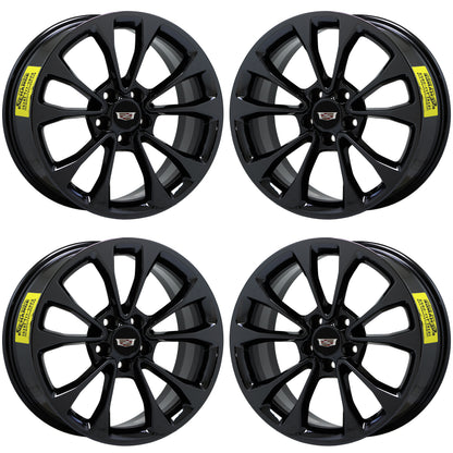 18" Cadillac ATS Coupe Gloss Black wheels rims Factory OEM 4731 4734 EXCHANGE