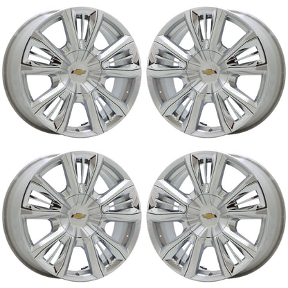 22" Silverado 1500 Suburban Tahoe 1500 Silver wheels rims set 4 14046