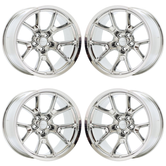 20x11 Charger Challenger Wide-Body Bright Chrome wheels Factory 96742 EXCHANGE