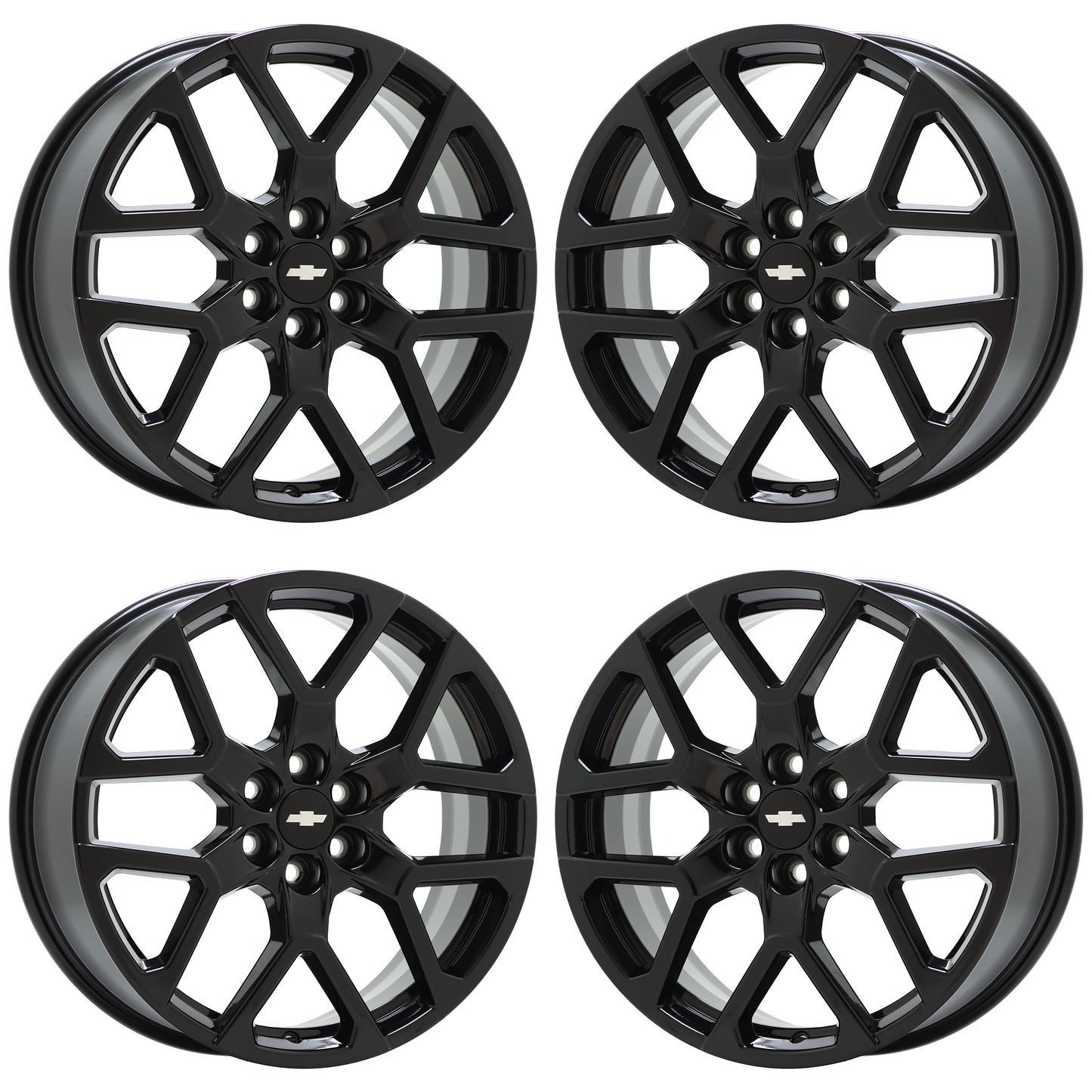 20" Chevrolet Blazer Gloss Black wheels rims Factory OEM set 14084 EXCHANGE