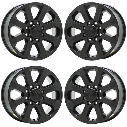 20" Dodge Ram 2500-3500 Truck Satin Black wheels rims Factory OEM 2697 EXCHANGE