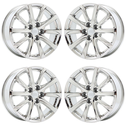 18" Cadillac XT4 Bright Chrome wheels rims Factory OEM set 4822 EXCHANGE
