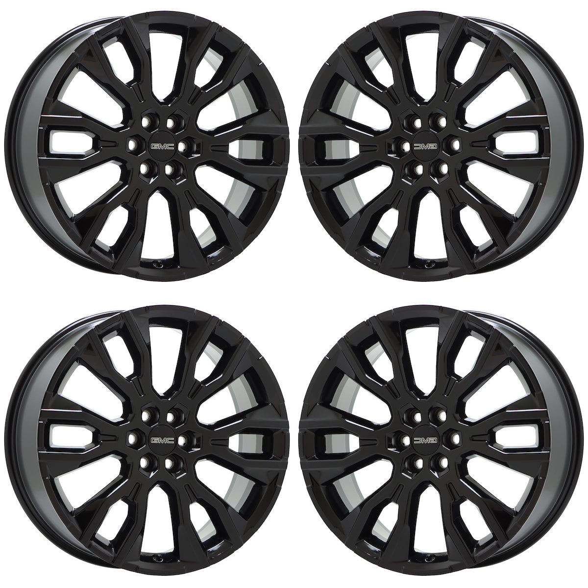 22" GMC Acadia Gloss Black wheels rims Factory GM set gv066 EXCHANGE