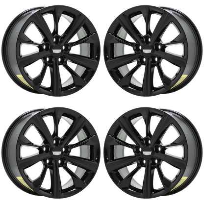 18" Cadillac CT5 Gloss Black wheels rims Factory OEM set 25ct518 EXCHANGE