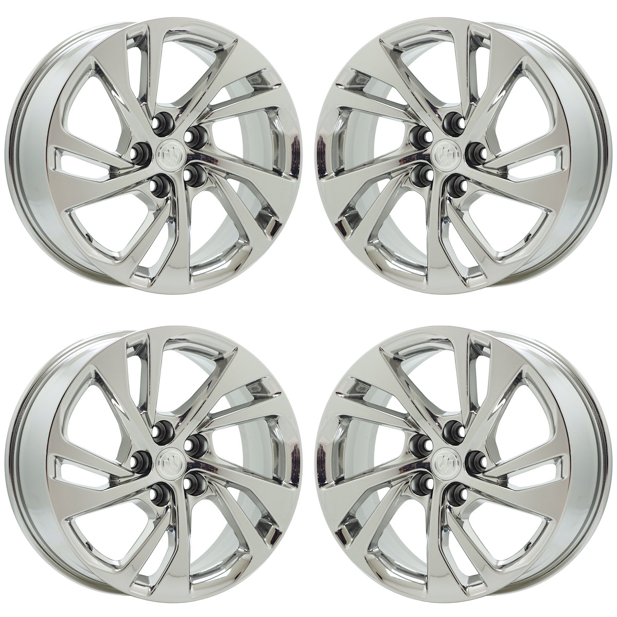 18" Buick Envision Bright Chrome wheels rims Factory OEM set 4160 EXCHANGE