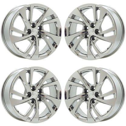 18" Buick Envision Bright Chrome wheels rims Factory OEM set 4160 EXCHANGE