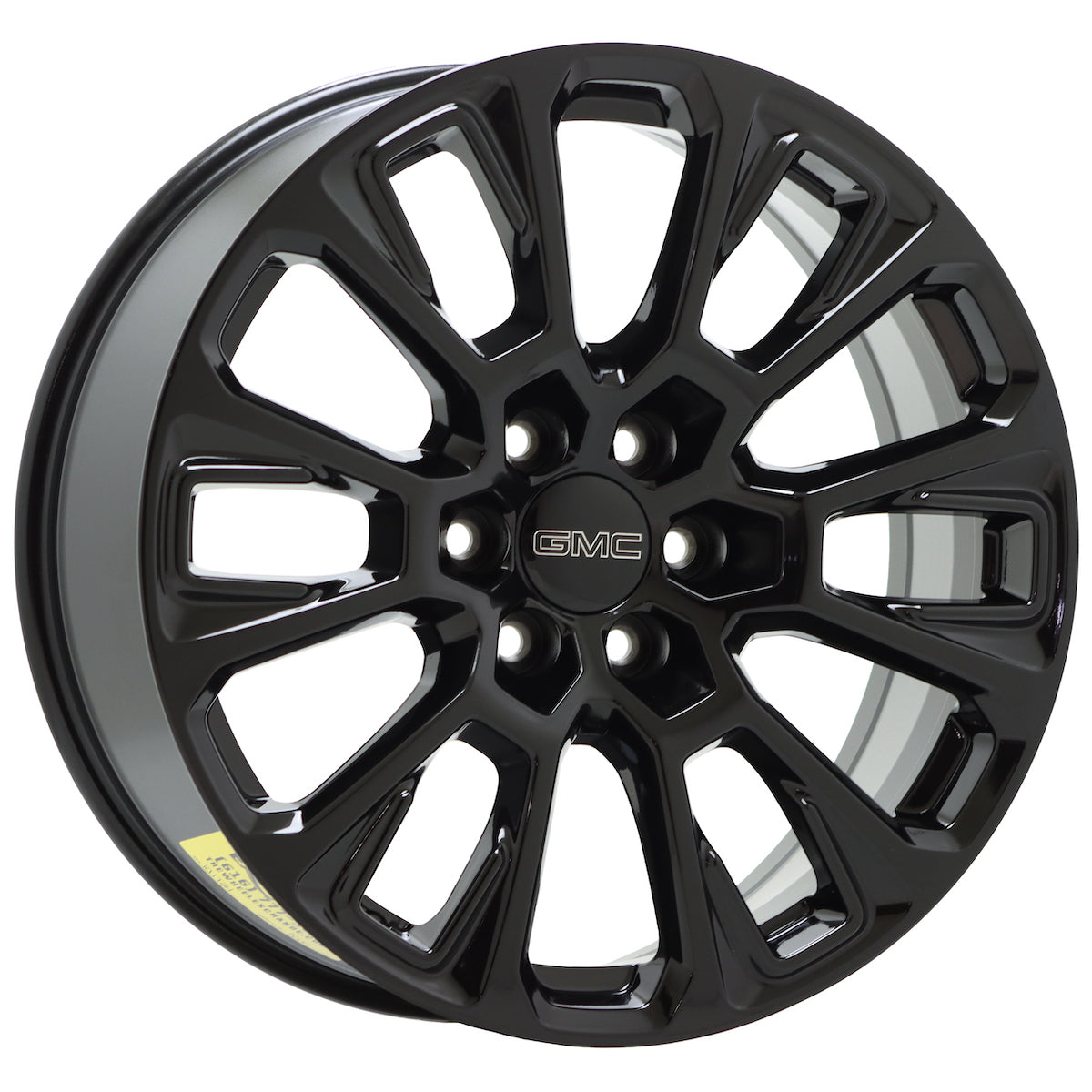 22" GMC Yukon Denali Gloss Black wheels rims Factory OEM set 85675606 EXCHANGE