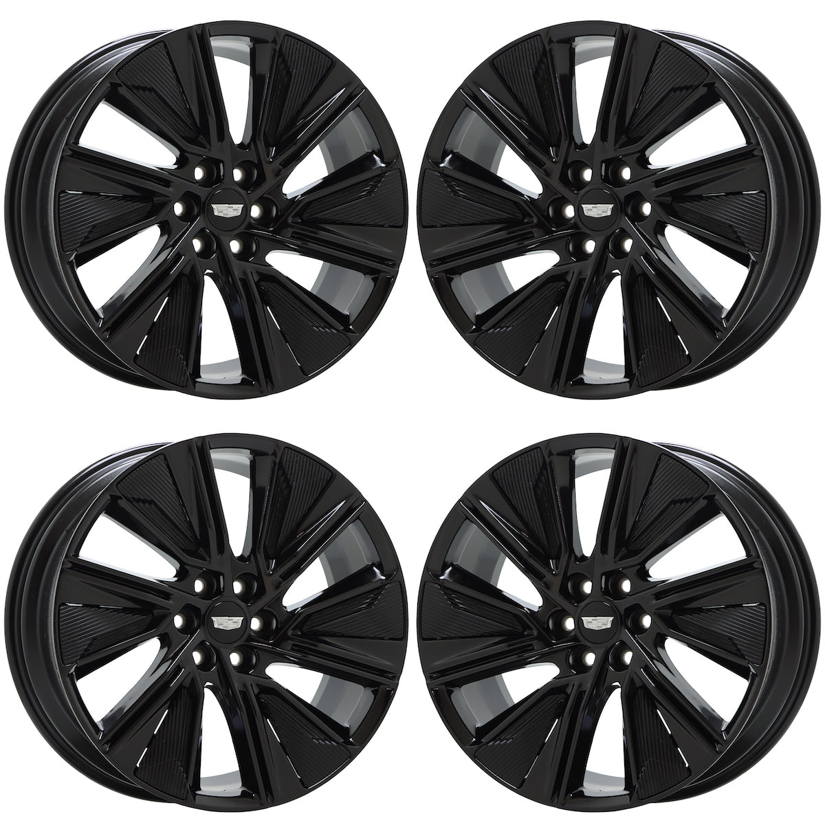 22" Cadillac Lyriq Gloss Black wheels rims Factory OEM 4880 EXCHANGE