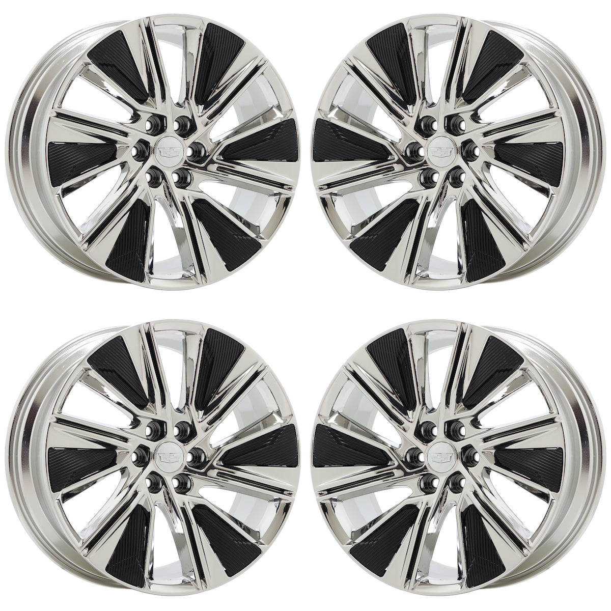 22" Cadillac Lyriq Bright Chrome wheels rims Factory OEM 4880 EXCHANGE
