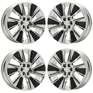22" Cadillac Lyriq Bright Chrome wheels rims Factory OEM 4880 EXCHANGE