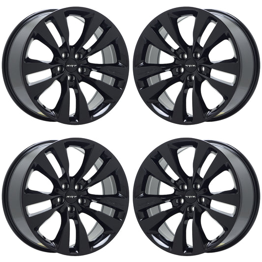 20" Charger Challenger SRT Gloss Black wheels rims Factory OEM 2436