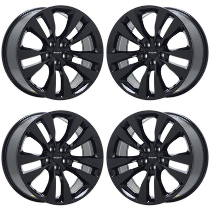 20" Charger Challenger SRT Gloss Black wheels rims Factory OEM 2436 EXCHANGE