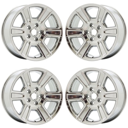 20" Dodge Ram 1500 Bright Chrome wheels rims Factory OEM set 2561 EXCHANGE