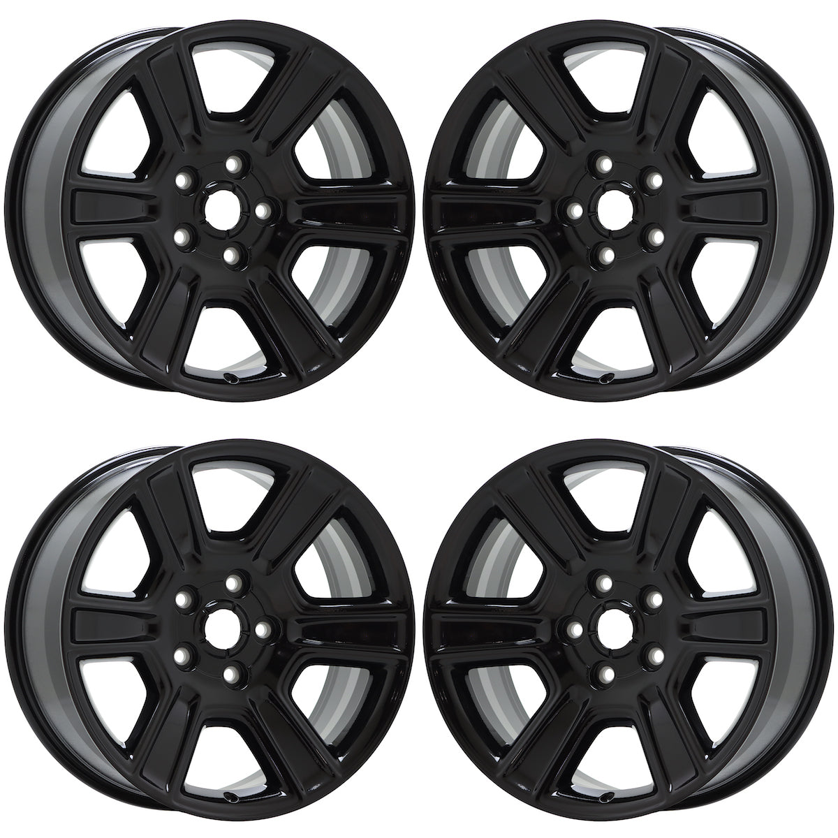 20" Dodge Ram 1500 Gloss Black wheels rims Factory OEM set 2561 EXCHANGE