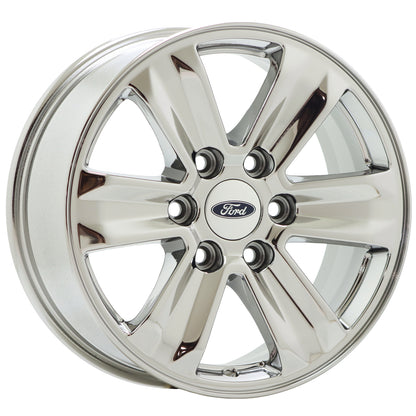 17" Ford F150 Truck Bright Chrome wheels rims Factory OEM set 4 3995