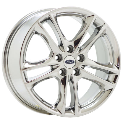 17" Ford Fusion Bright Chrome wheels rims Factory OEM set 3984 EXCHANGE