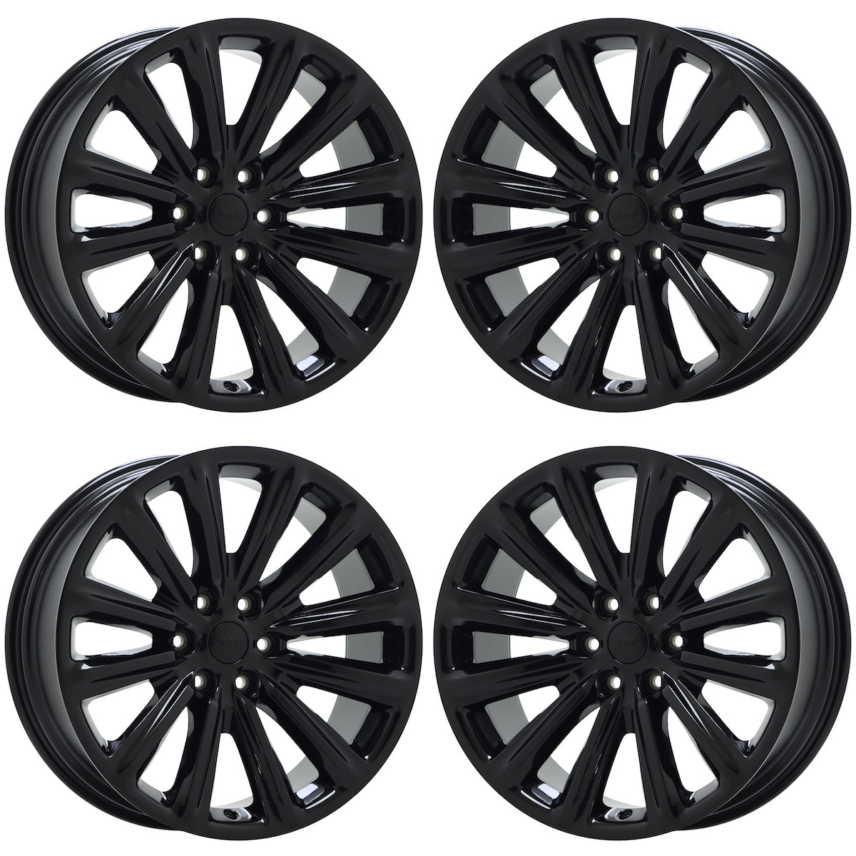 22" Jeep Grand Wagoneer Gloss Black wheels rims Factory set 9280 EXCHANGE