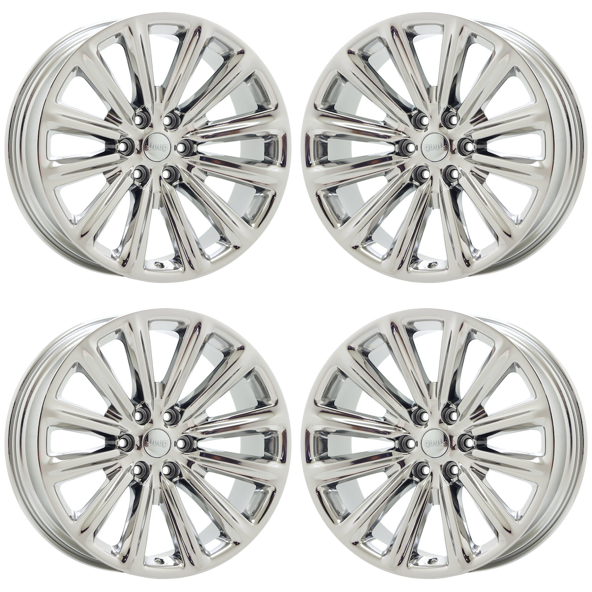 22" Jeep Grand Wagoneer Bright Chrome wheels rims Factory set 9280 EXCHANGE