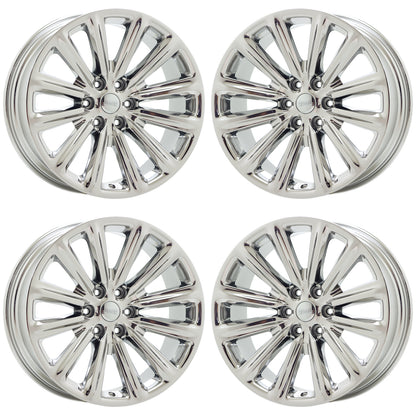 22" Jeep Grand Wagoneer Bright Chrome wheels rims Factory set 9280 EXCHANGE