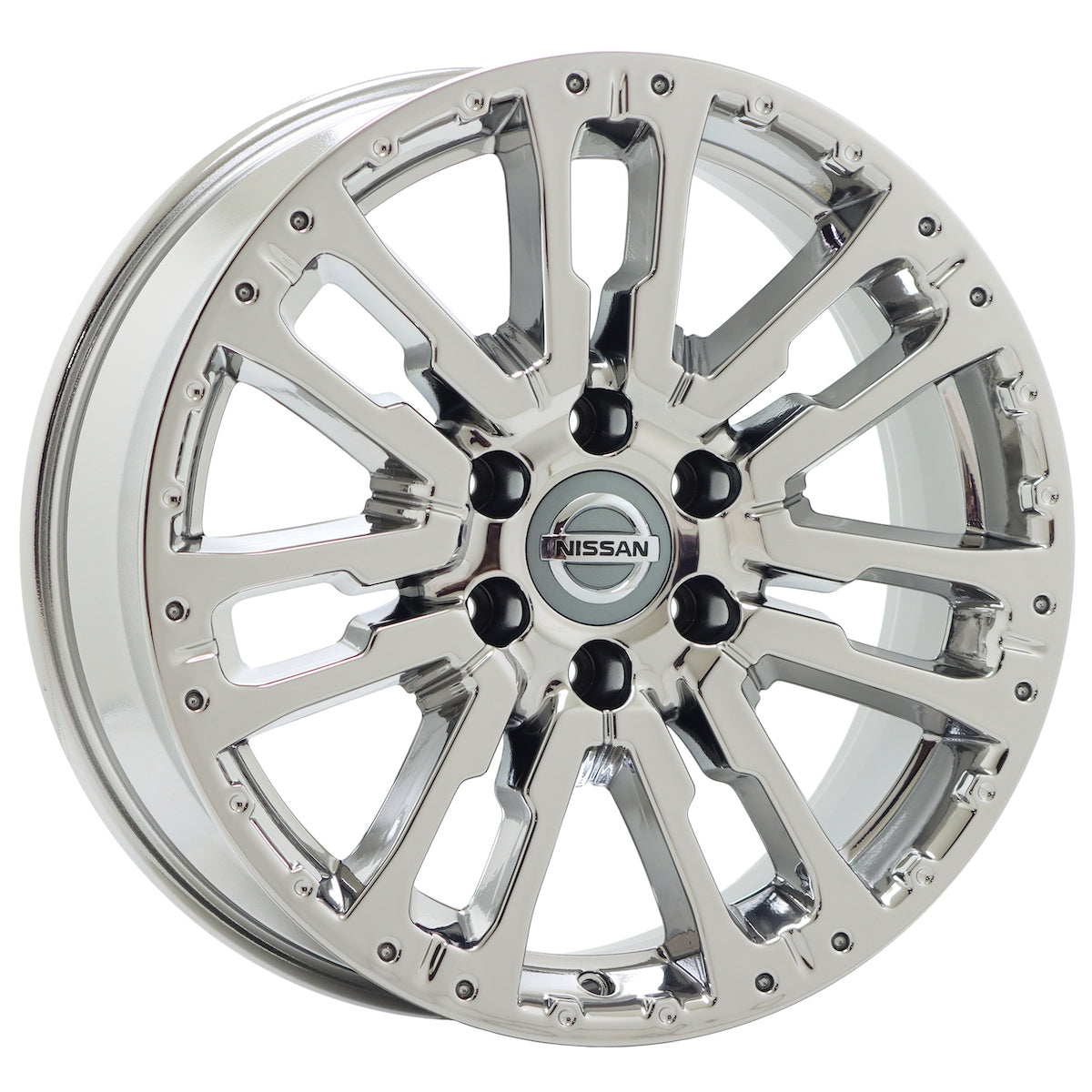 20" Nissan Titan Bright Chrome wheels rims Factory OEM set 62754