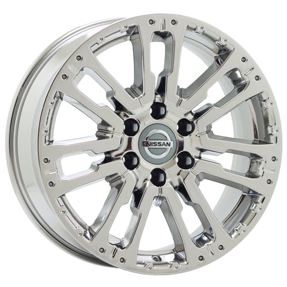 20" Nissan Titan Bright Chrome wheels rims Factory OEM set 62754