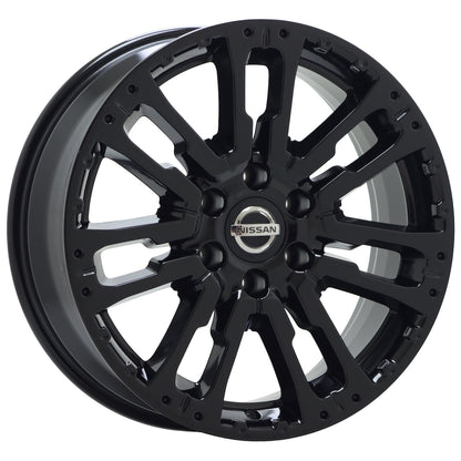 20" Nissan Titan Gloss Black wheels rims Factory OEM set 62754 EXCHANGE