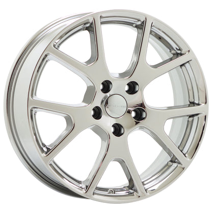 19" Dodge Journey Grand Caravan Bright Chrome wheels rims OEM set 2422 EXCHANGE