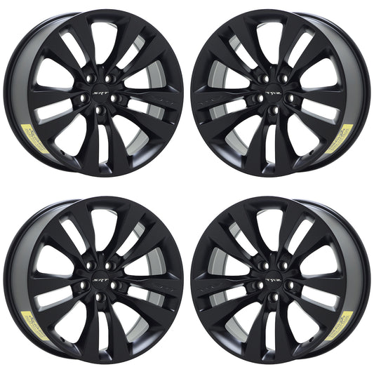 20" Charger Challenger SRT Satin Black wheels rims Factory OEM 2436