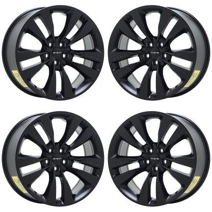 20" Charger Challenger SRT Satin Black wheels rims Factory OEM 2436