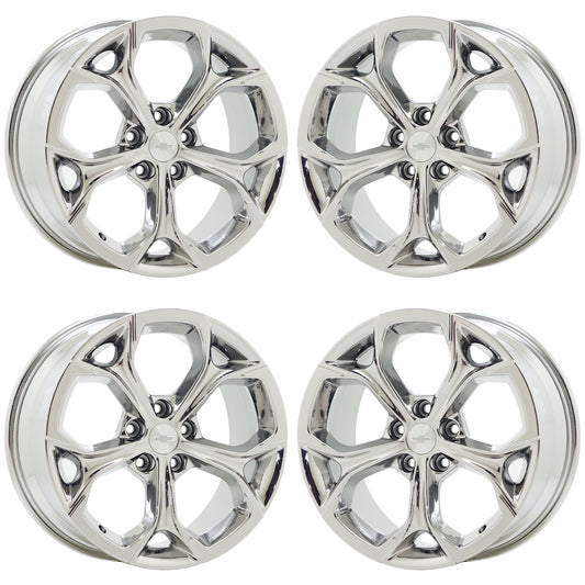 18" Chevrolet Malibu Bright Chrome wheels rims Factory OEM set 5893